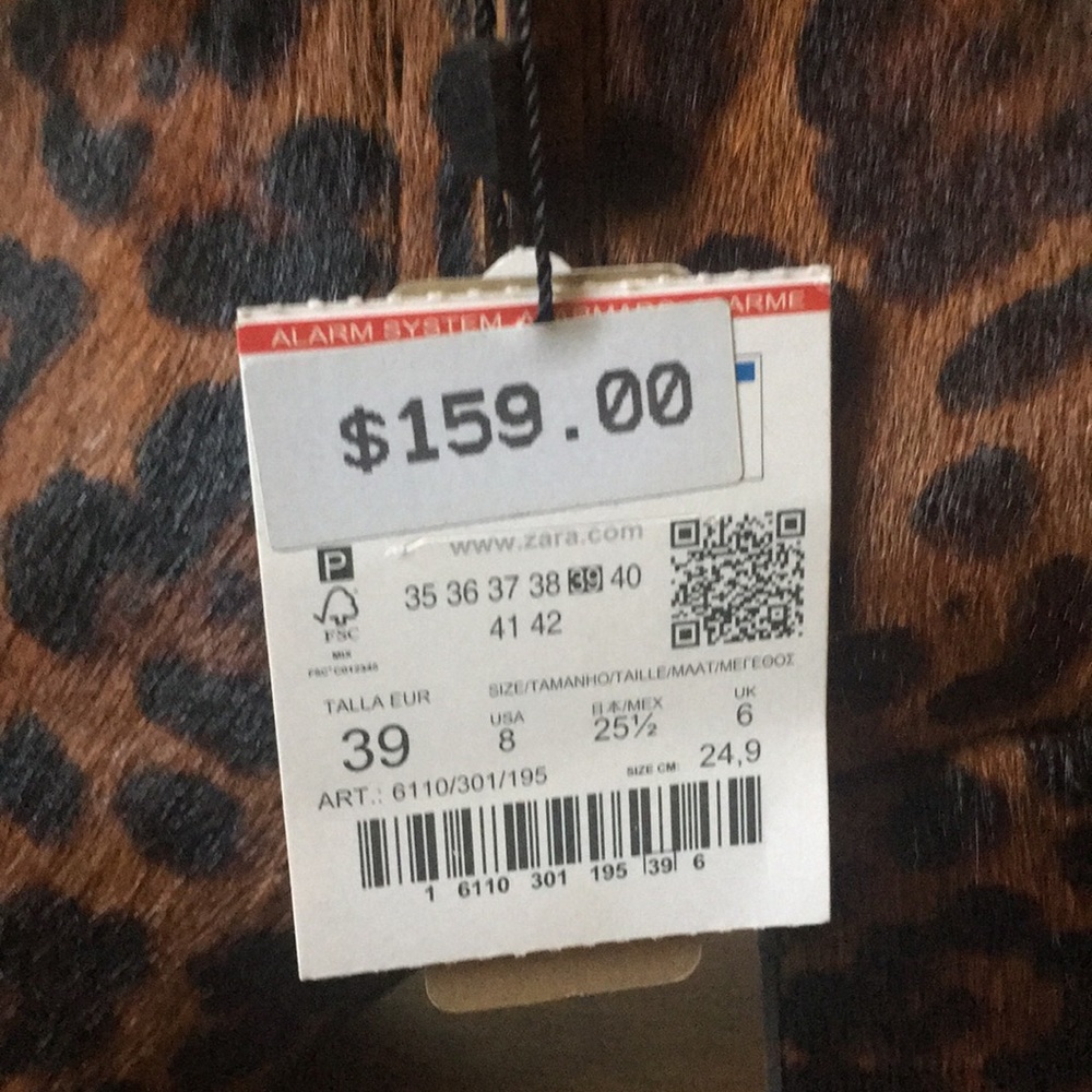 New Zara Leopard Booties - Picture 6 of 8